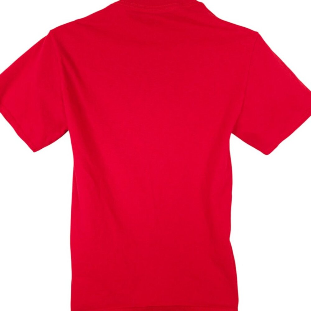 Reading T Shirt Mens Size Small Red Read Explore Discover Space Exploration - Picture 4 of 6